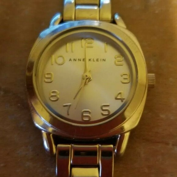 Anne Klein Gold Women's Wrist Watch Analog AK 1378